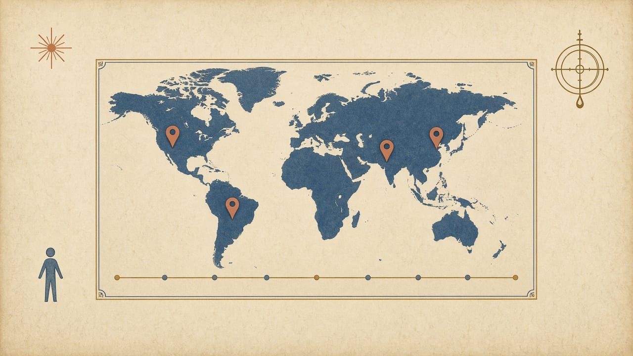 What is EraView 3500? Interactive World History Map & Timeline