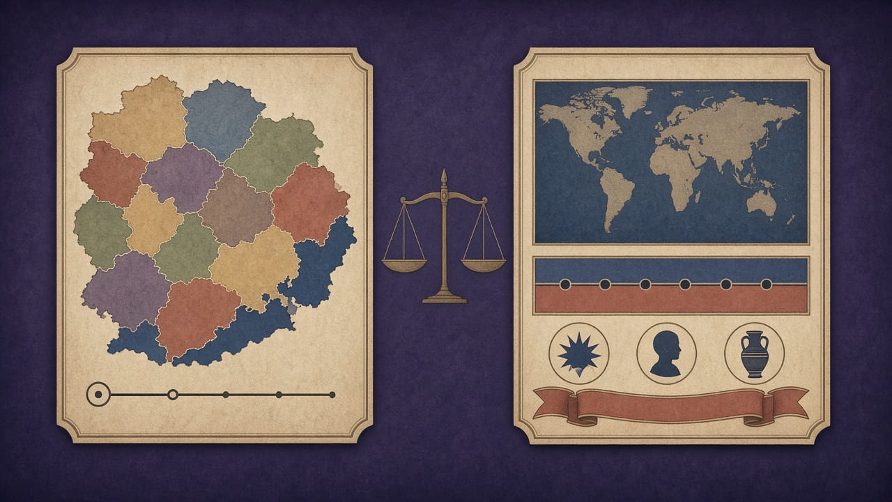 GeaCron vs interactive history map