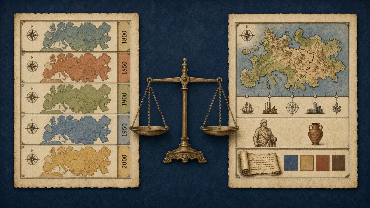 TimeMaps vs interactive timeline map
