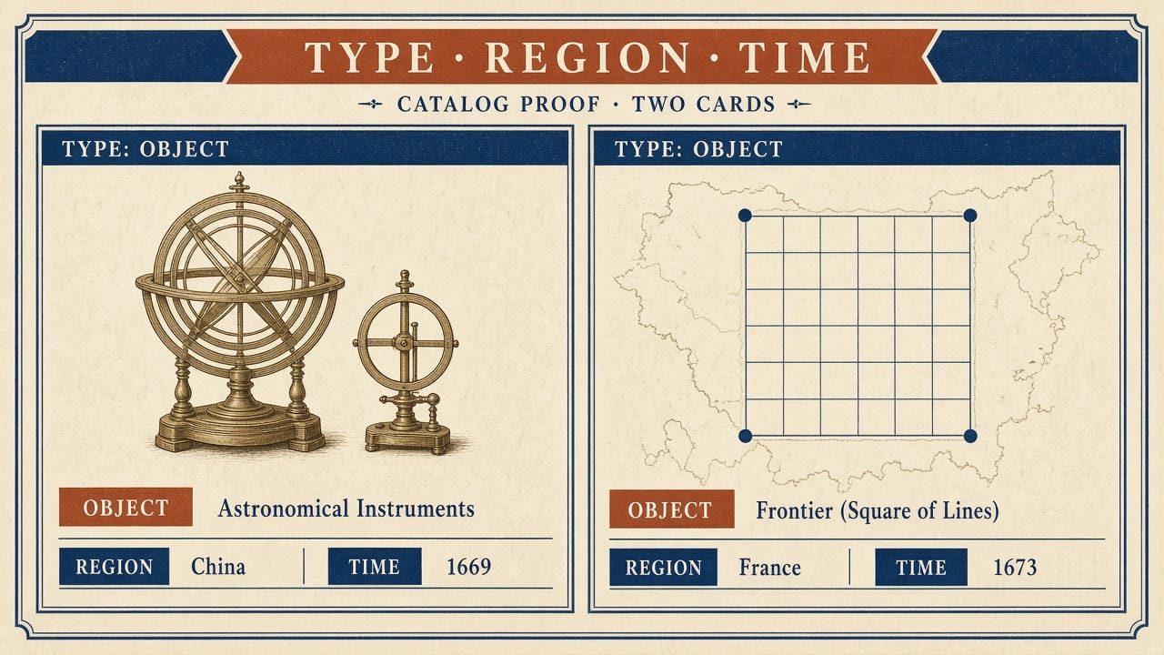 Proof in the catalog